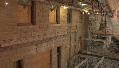Calgary's City Hall has been under wraps since May 2017