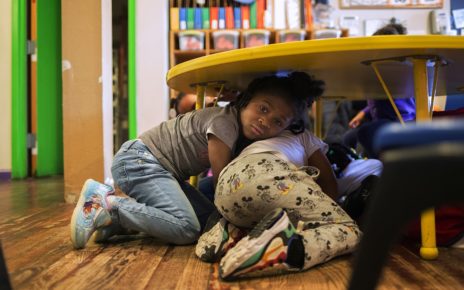 Where Children Hide When Gunfire Is All Too Common