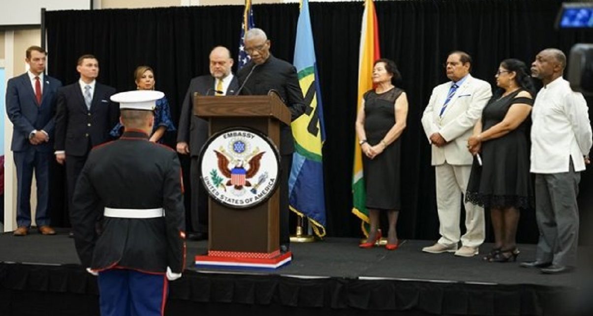 Guyana President Granger reaffirms strong ties with USA