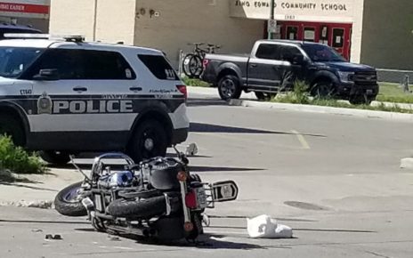 . Condition of the motorcyclist is still unknown