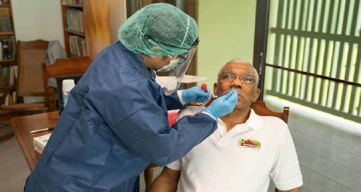 Guyanese President, First Lady tested for COVID-19