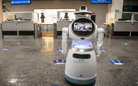Robots use in Rwanda to fight against COVID-19