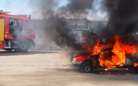 How dangerous are burning electric cars?