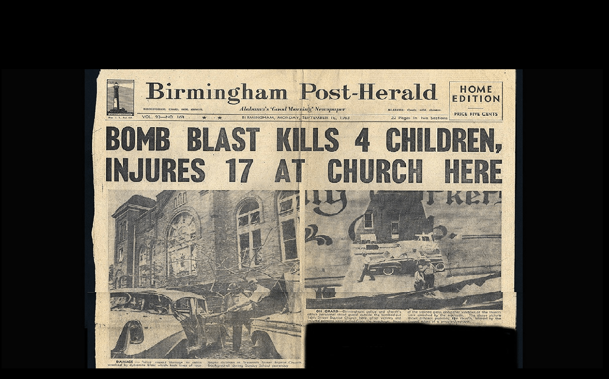 Today marks the 57th Anniversary of the 16th Street Church bombing in Birmingham, AL killing four young black girls