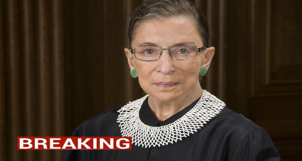 US Supreme Court Justice Ruth Bader Ginsburg Dead at 87