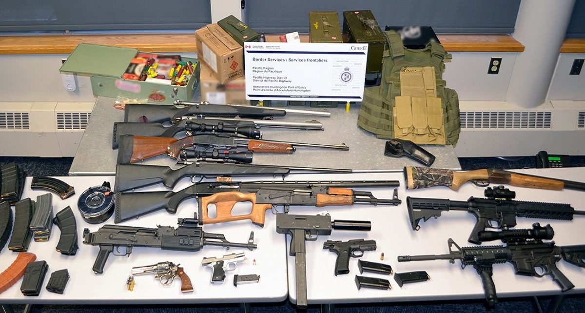 Alaskan man caught smuggling illegal guns into Canada, they will be destroyed