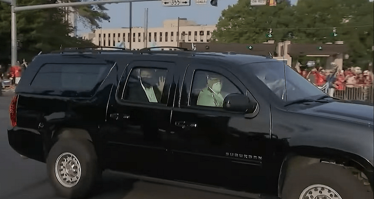 Trump's COVID-19 Drive-by draws widespread condemnation