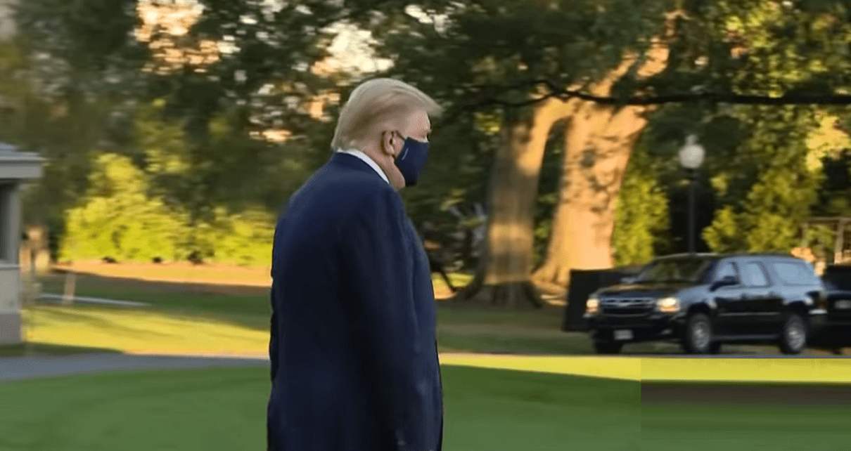 US President Trump admitted to Walter Reed Military Hosptial