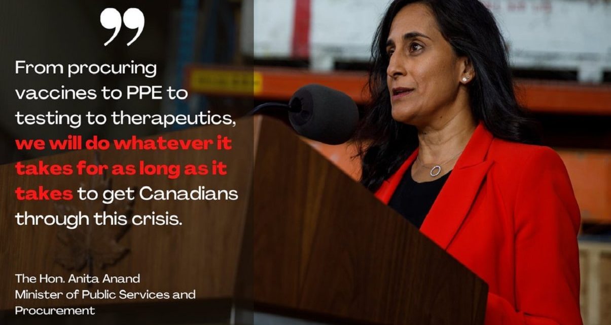 Anita Anand, Canada's Unsung Hero In The Fight Against COVID-19