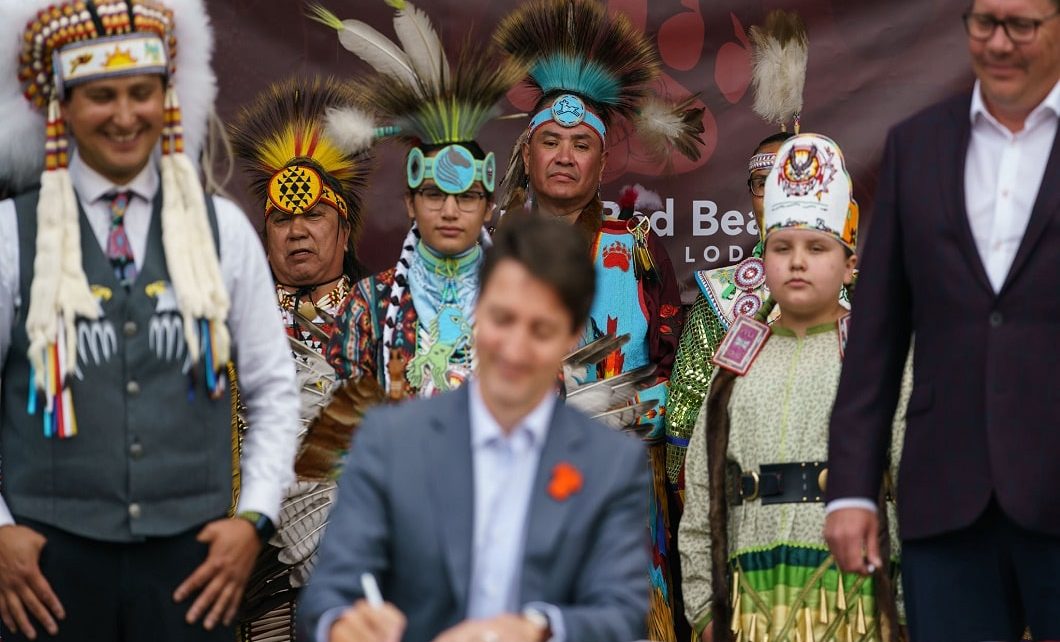 Prime Minister Trudeau visits Cowessess First Nation to Sign Historic Child Welfare Law