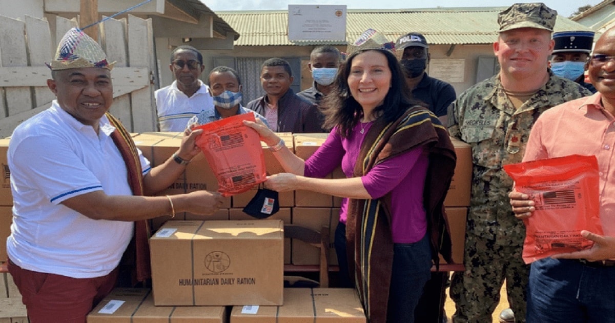 U.S Defense Department Donates 300,000 Meals To Madagascar