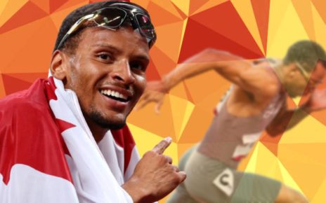 Canadian Andre De Grasse Wins Gold In the Olympic 200-M