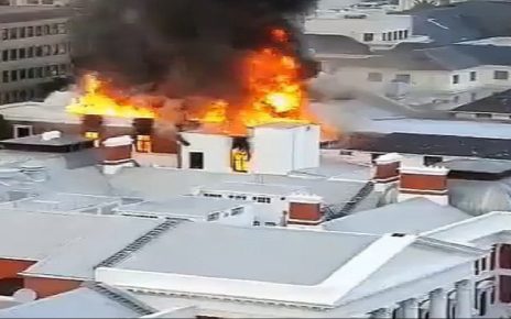 South African Parliament A Blaze