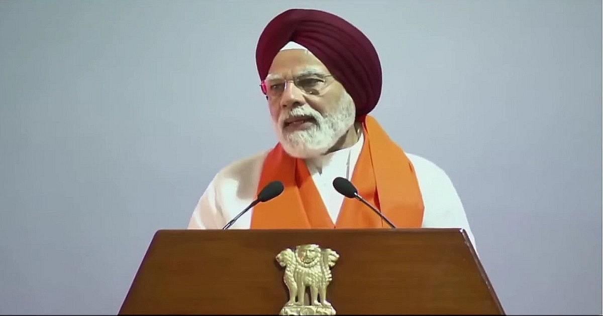 India Prime Minister Modi Welcomes Sikh Delegation At His Residence In New Delhi