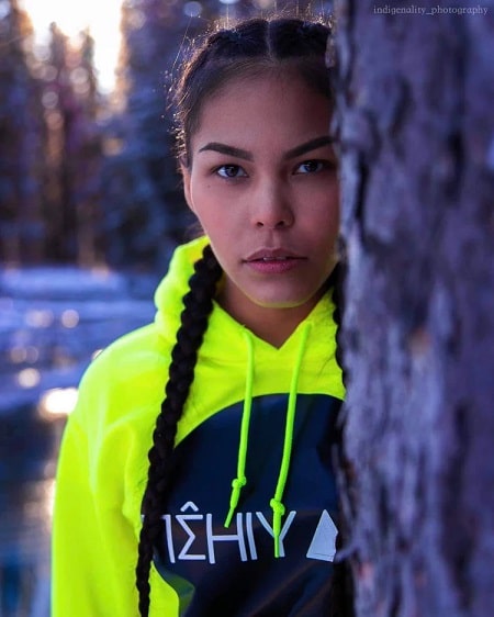 Skylene Gladue, Setting The Fashion World On Fire With Nipîy Iskwew Designs 1 IMG 9133 min