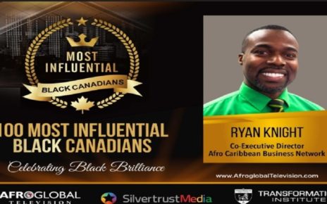 Ryan Knight Named 100 Most Influential Black Canadians
