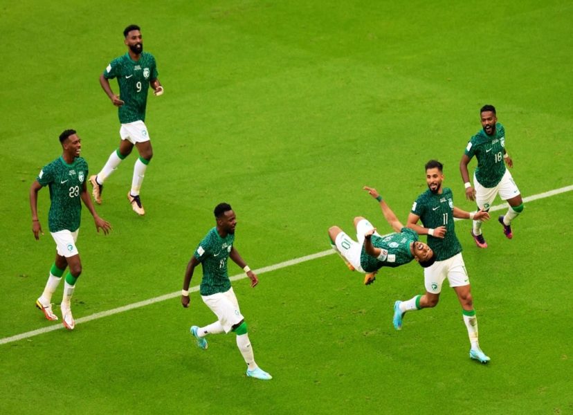 Saudi Arabia Green Falcons Upset Argentina 2-1 In World Cup Match
