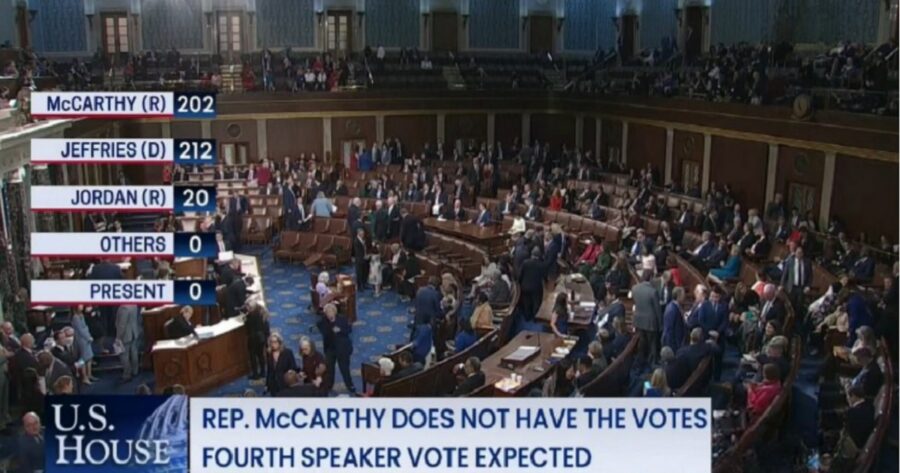 U.S House Of Representatives Adjourns With No Speaker
