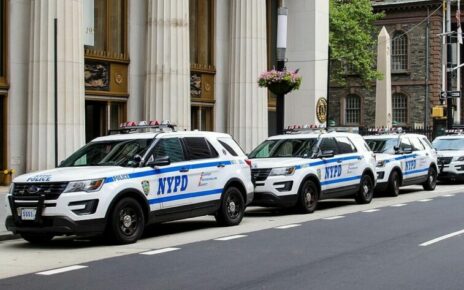 N.Y.P.D., State Troopers, Secret Service and National Guard, Ready For Trump Protestor