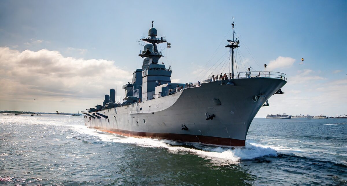 Operation Prosperity Guardian: Echoes of the Coalition of the Willing in the Red Sea 15 Firefly generate a photo of an america navy ship on the sea 34834