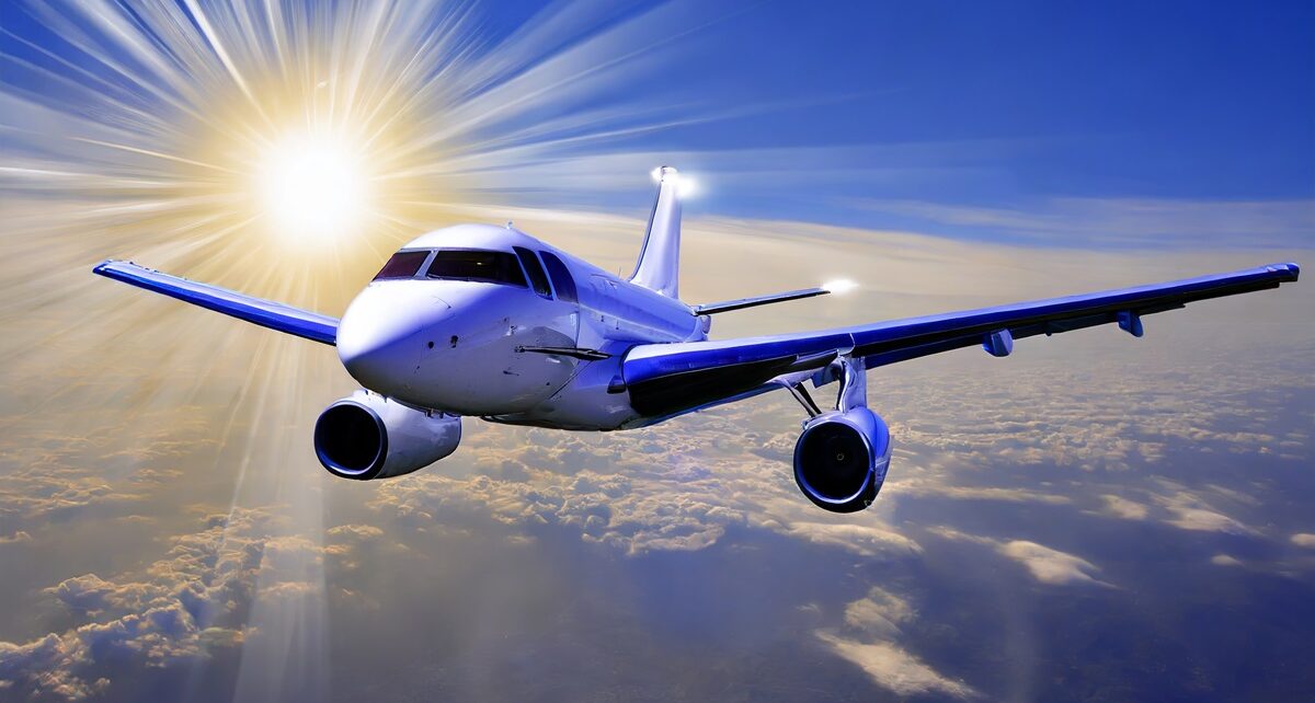 In Defense of the Skies: Debunking the Flight of Shame Narrative 78 Firefly generate image of a private jet in the sky 48409