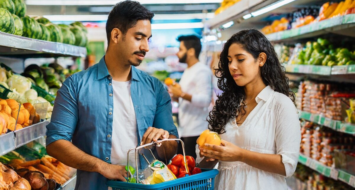 Grocery Giants Defy Code of Conduct and Government Deadlines: What's Next? 49 Firefly generate people shopping in a grocery store not smiling 85697