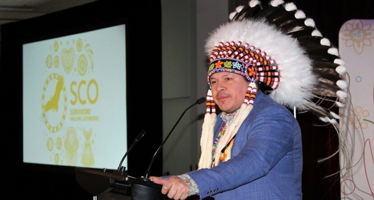 Mino-si-toon Wichozani: Second Annual Survivors' Healing Gathering in Winnipeg 50 Grand Chief Daniels speaks at the healing gathering on Feb 27 min