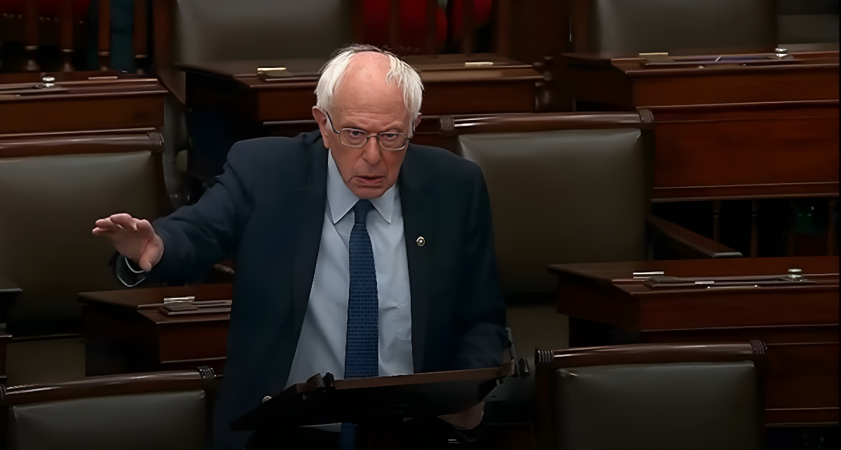 Sanders Calls for Halt to U.S. Funding for Netanyahu's Military Operations in Gaza 1791 Sanders cover deblurred