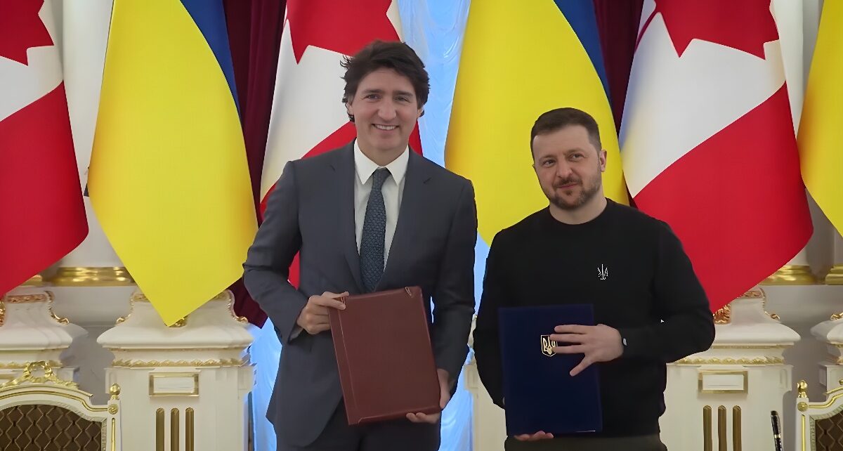 Canada's Strengthened Commitment to Ukraine: A Comprehensive Approach to Support 1581 Trudeau Ukraine Visit deblurred
