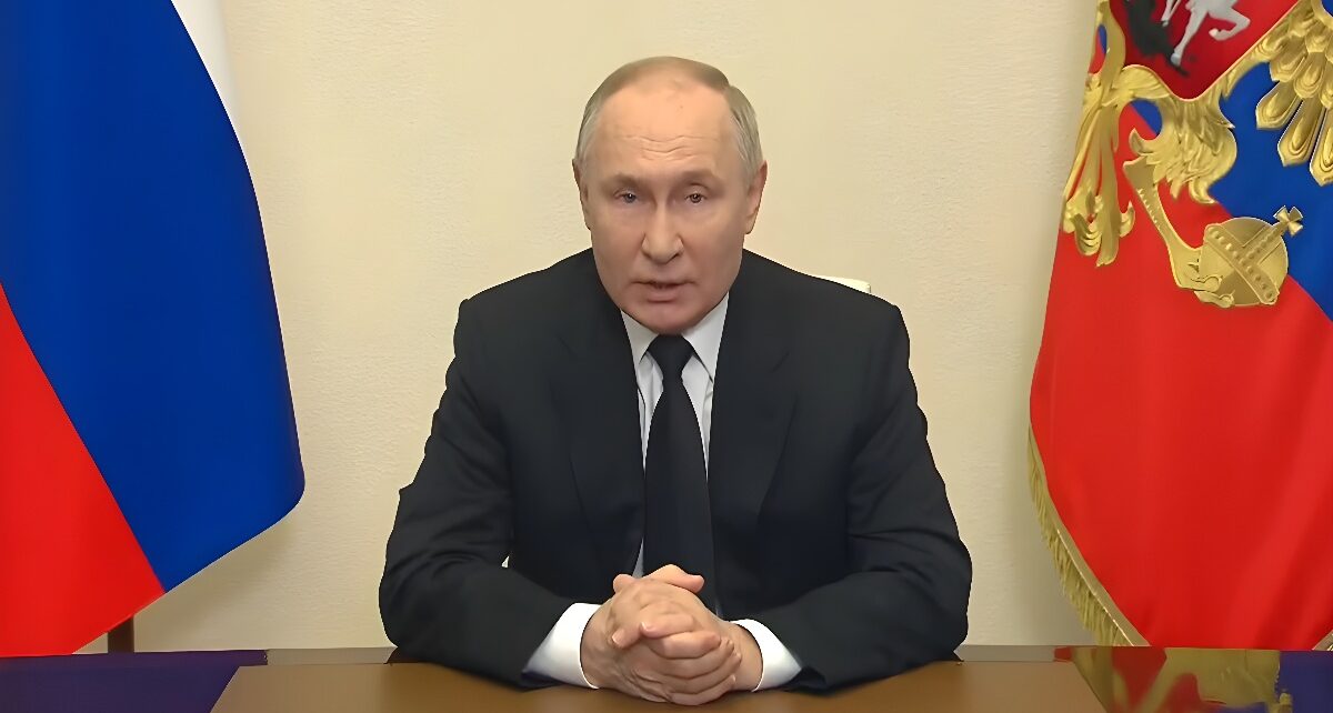 Deadly Terrorist Attack in Moscow: President Putin Vows Accountability 1480 Putin Speech deblurred