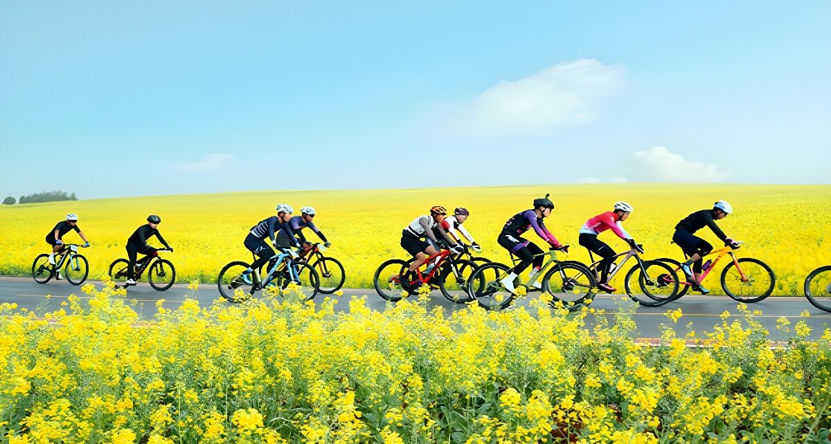 Renewal and Prosperity: Spring in the Countryside 1300 Spring bike ride deblurred