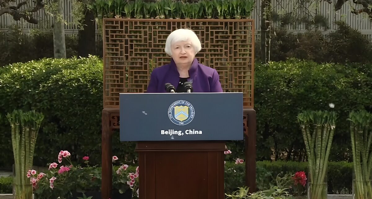 Janet Yellen's Hardline Stance: A Closer Look at U.S.-China Relations 1381 Yellen Speech deblurred