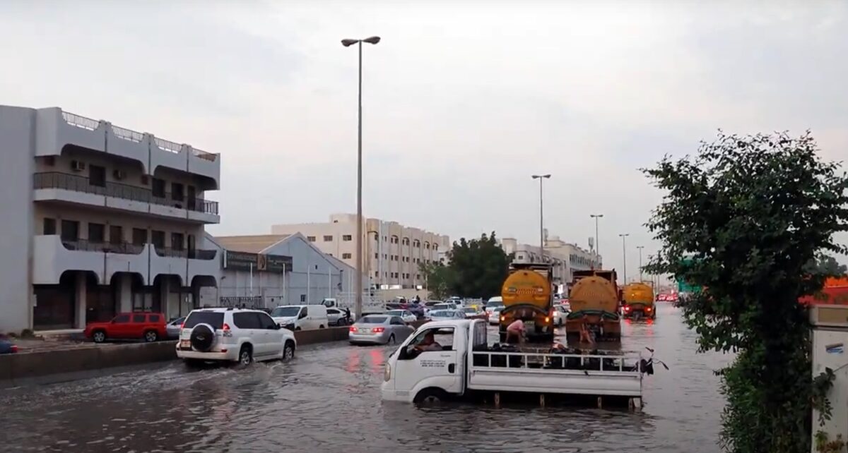 Unprecedented Rainfall Triggers Historic Flood in Dubai, Major Airport Shut Down 1337 dubai flood