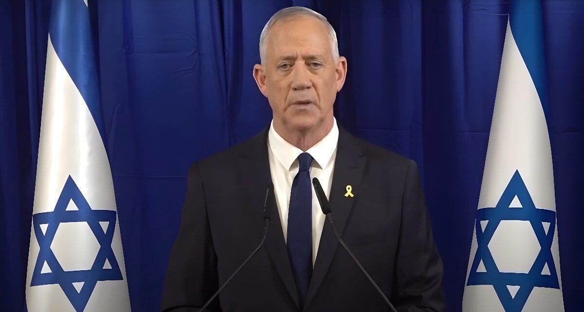 Significant Blow To Netanyahu Coalition Government, Key Cabinet Members Resign 1100 Gantz Breaking