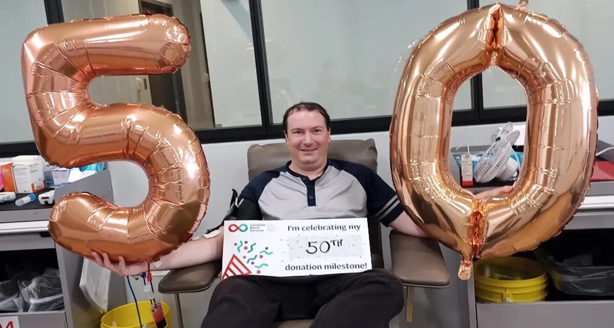 From Winnipeg to Airdrie: John Redekopp Reaches 50 Lifesaving Blood Donations 944 John Redekopp