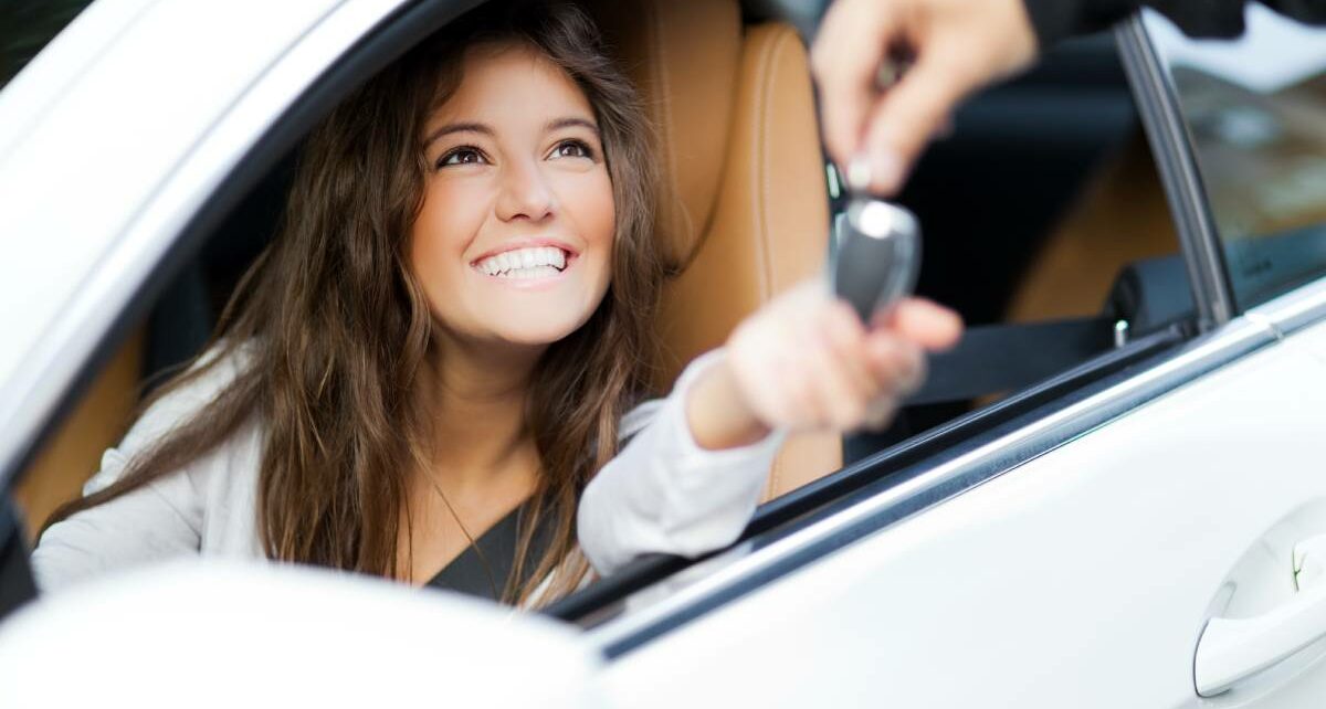 Differences Between Buying a Motorcycle and Buying a Car 15 Saferoad Insurance Services 301680 girl white car image1