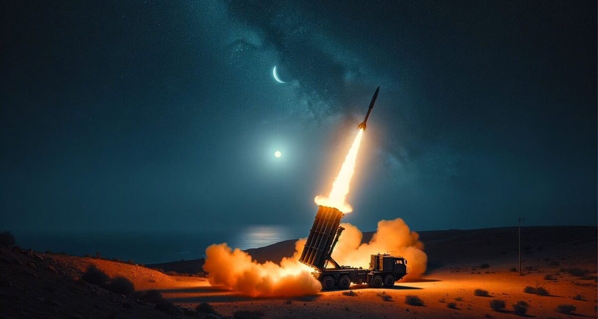 Israel’s Preemptive Strike on Lebanon Triggers Retaliation: Over 320 Missiles and Drones Fired at Israel 30 ai generated 8493001 1280 1