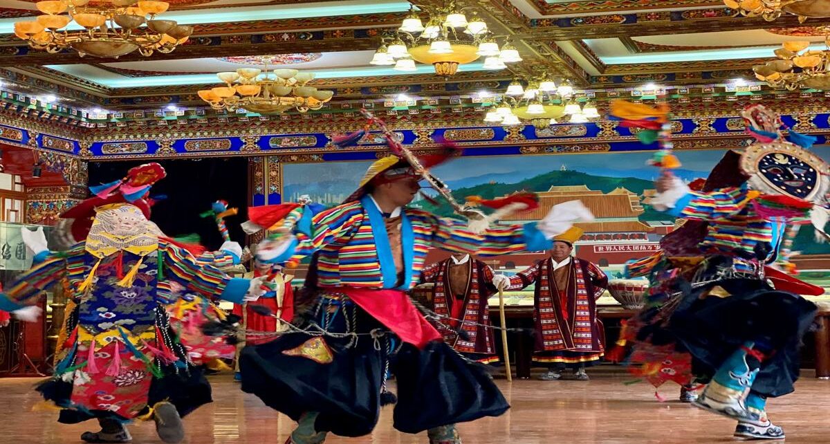 The Xue Tibetan Opera Folk Troupe Keeps Tibetan Dance Alive in Lhasa, China 1 Tibetan Dance Header-1200x700
