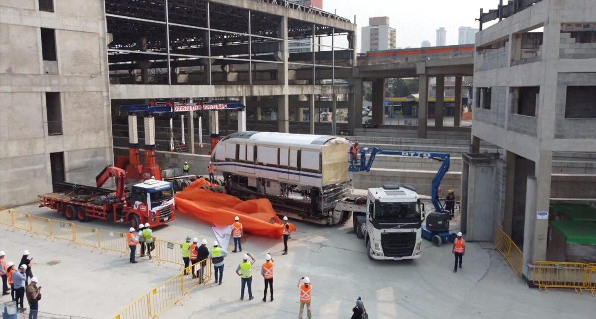 BYD Delivers First Trains for São Paulo's Monorail: A New Era for Brazilian Transit 474 byd train 2