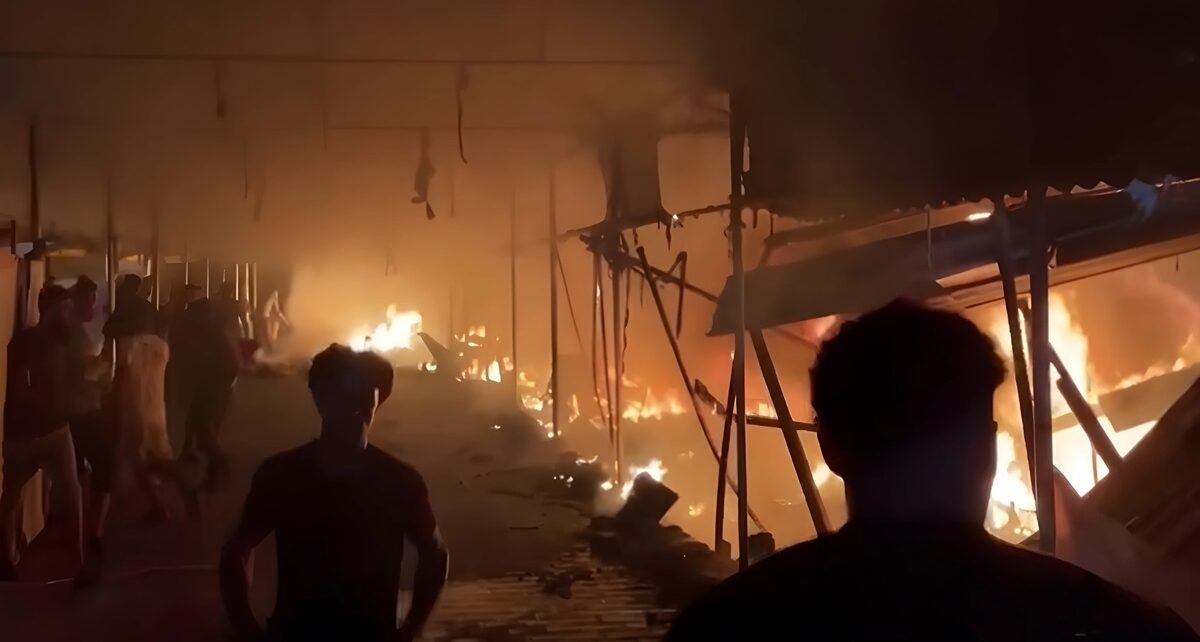 Israel Defence Force Bombs Al-Aqsa Hospital Tents Camp in Gaza 451 fire again
