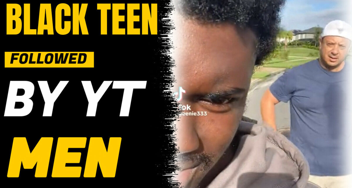 WALKING WHILE BLACK: Black Teen Followed & Harassed by 3 White Men in HIS Neighborhood 435 image_123650291