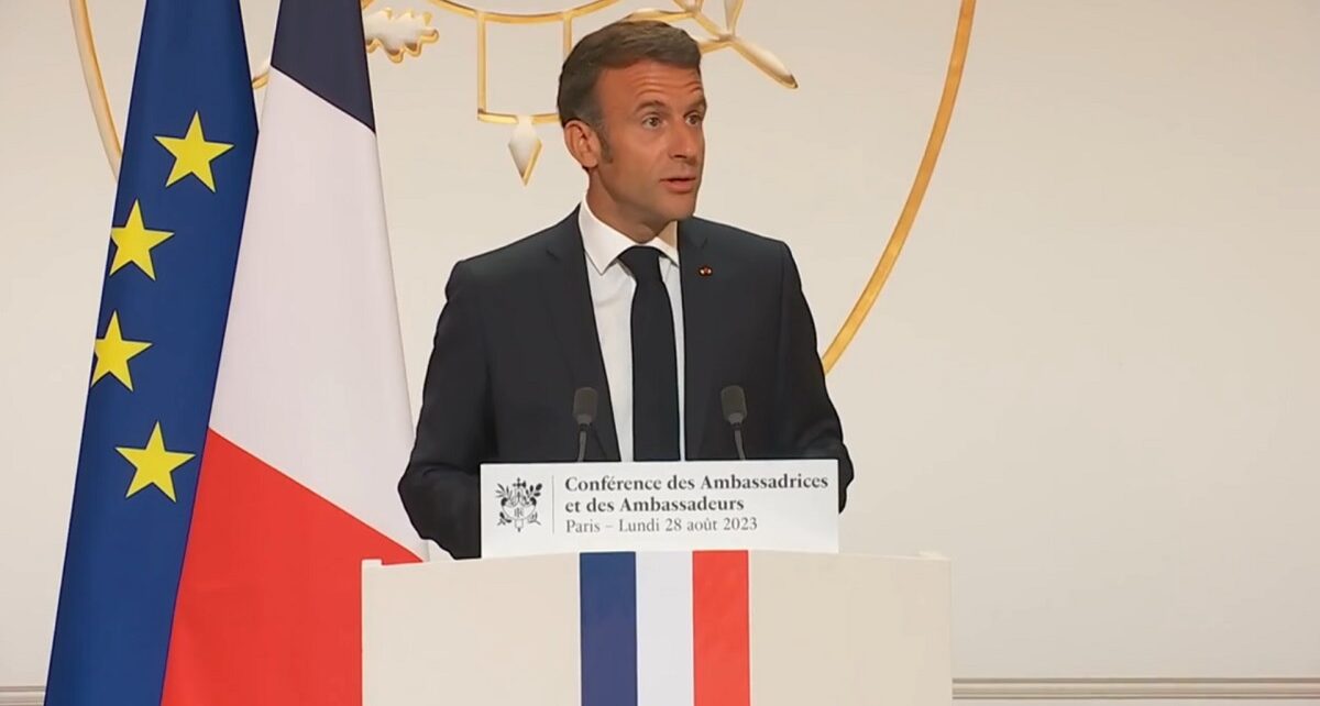 Macron Breaks G7 Ranks: Calls for End to Arms Supplies to Israel Amid Gaza Conflict 482 macron