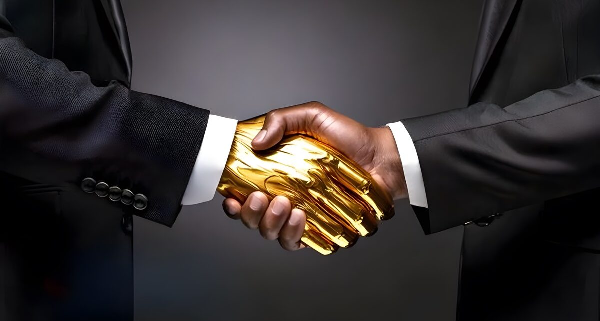 The Golden Handshake: The Uneasy Truth About Billionaires and Power 266 Golden Handshake