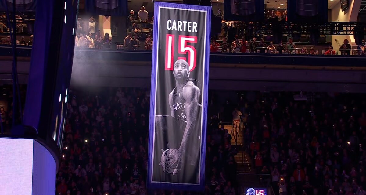 Vince Carter: Half Man - Half Amazing, Immortalized, From Raptor to Rafters 350 vince carter