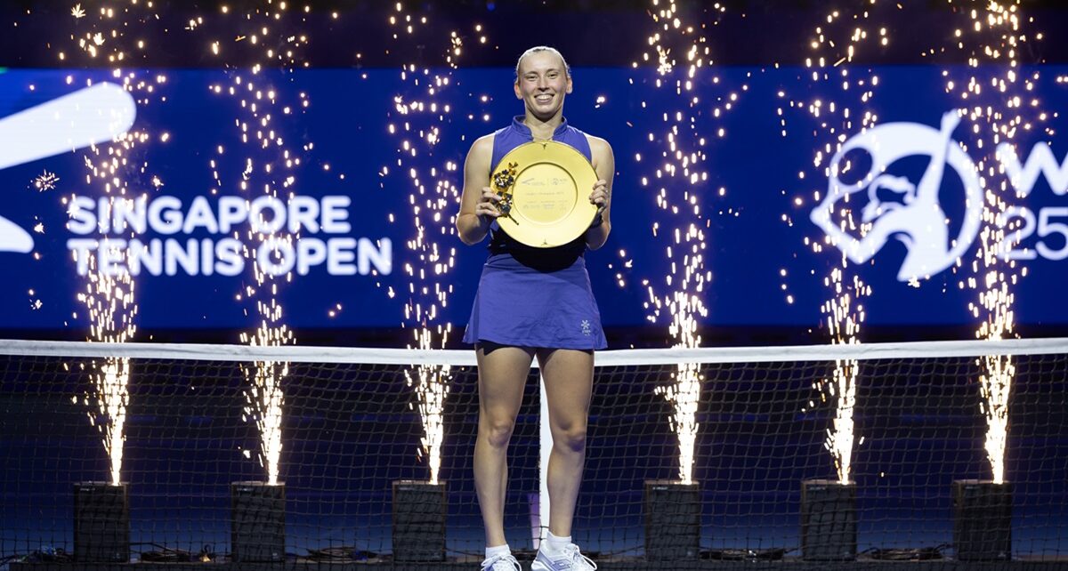 Elise Mertens Dominates Inaugural Singapore Tennis Open to Claim Ninth WTA Title 63 594918 Elise Mertens Credits WTA Ashok Kumar .jpg 12