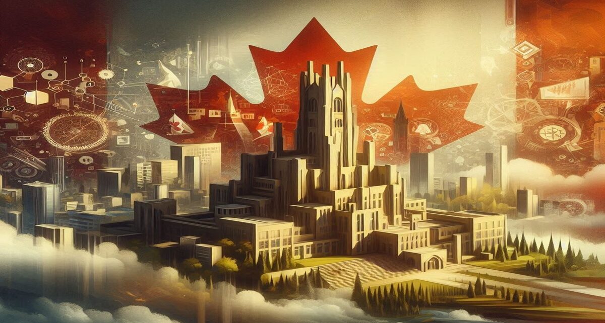 FROM IVORY TOWERS TO COMMON GROUND: Reaffirming Canadian Identity 1 abstract Canada and university as an ivory tower sending knowledge out to the local community