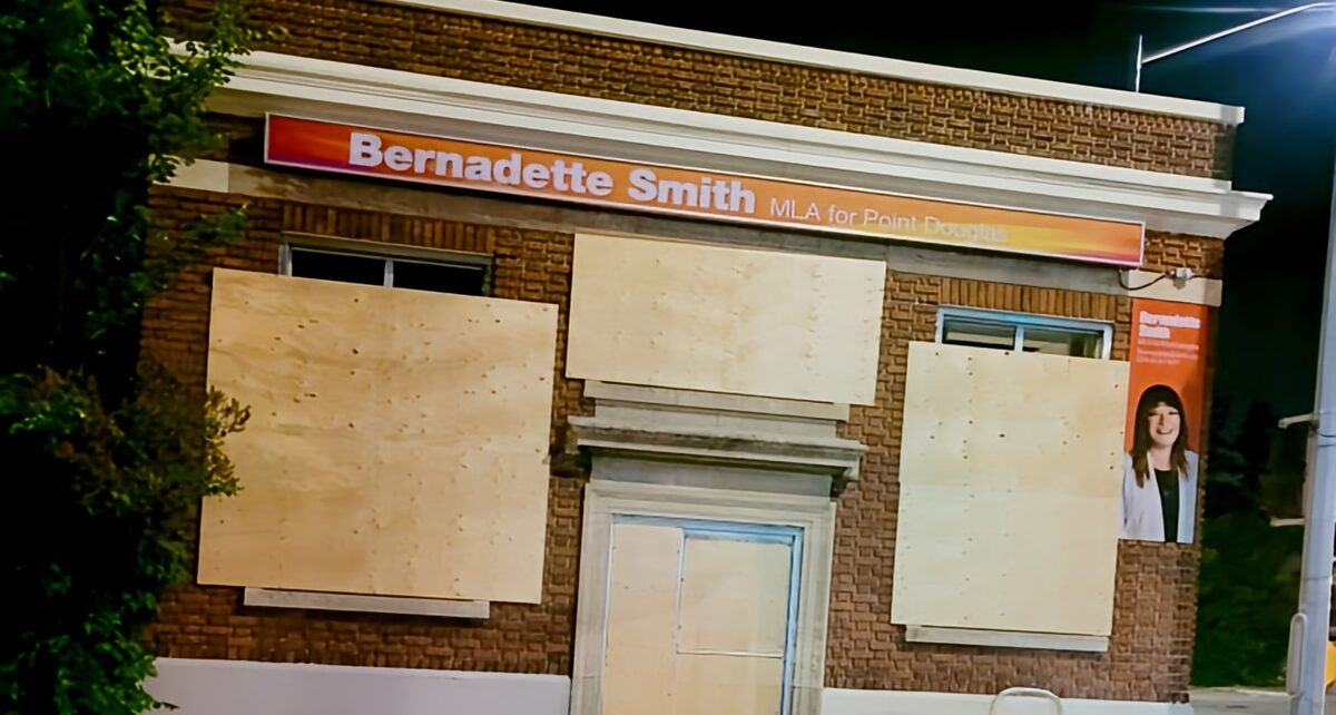 Boarded Up and Unanswered: Bernadette Smith’s NDP Constituency Office Closed Without Public Notice or Explanation 56 Smith front 1