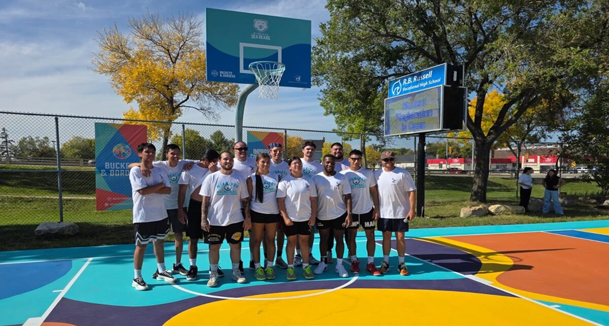 Buckets & Borders: How A Basketball Court Can Change A Life 69 Buckets without borders Winnipeg, RB Russell