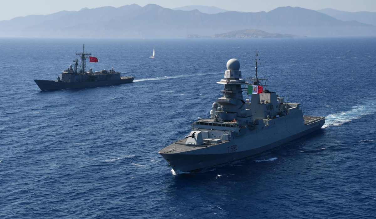 italy warships, flotillas, gaza, israel