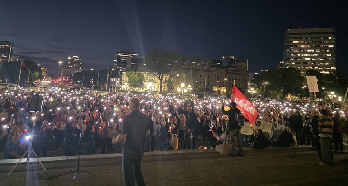 Winnipeg's Charlie Kirk Vigil Highlights Societal Divide and the Perils of Opinion-Driven Conflict 56 Charlie Kirk, vigil, Winnipeg